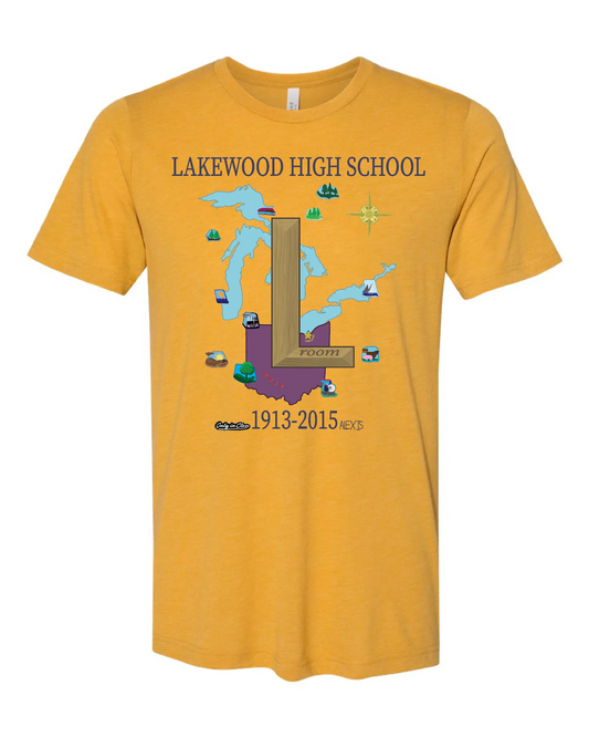 Lakewood High "L Room" Design on Grey - Only in Clev 