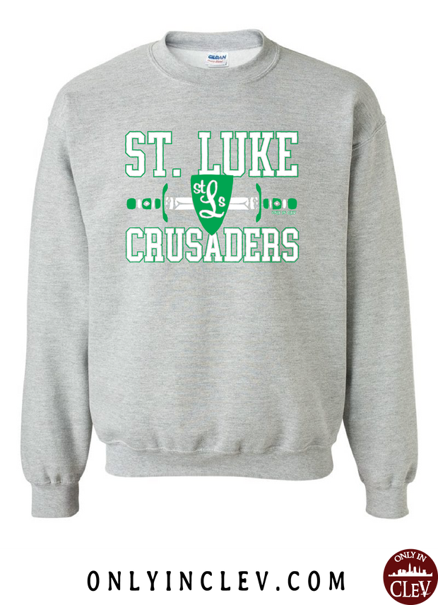 "St. Luke Crusaders" Design on Gray - Only in Clev