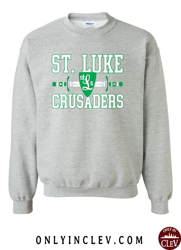 St. Luke Crusaders Crewneck Sweatshirt - Only in Clev