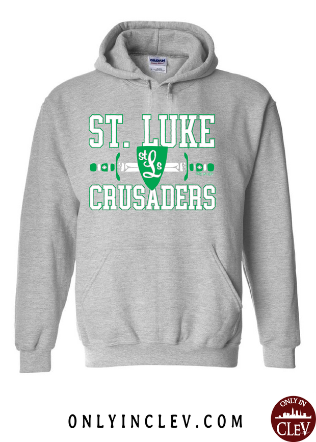 "St. Luke Crusaders" Design on Gray - Only in Clev
