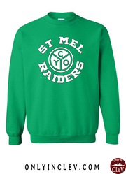 "St. Mel" Design on Green - Only in Clev