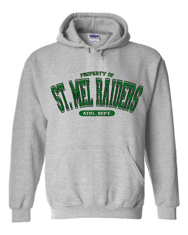 Property of "St. Mel's" Design on Gray - Only in Clev