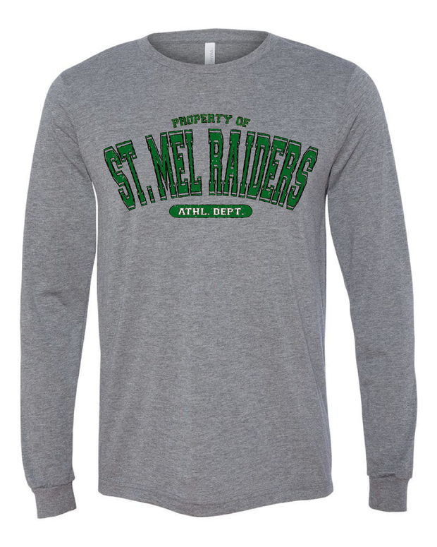 Property of "St. Mel's" Design on Gray - Only in Clev