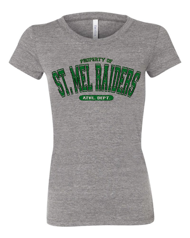 Property of "St. Mel's" Design on Gray - Only in Clev