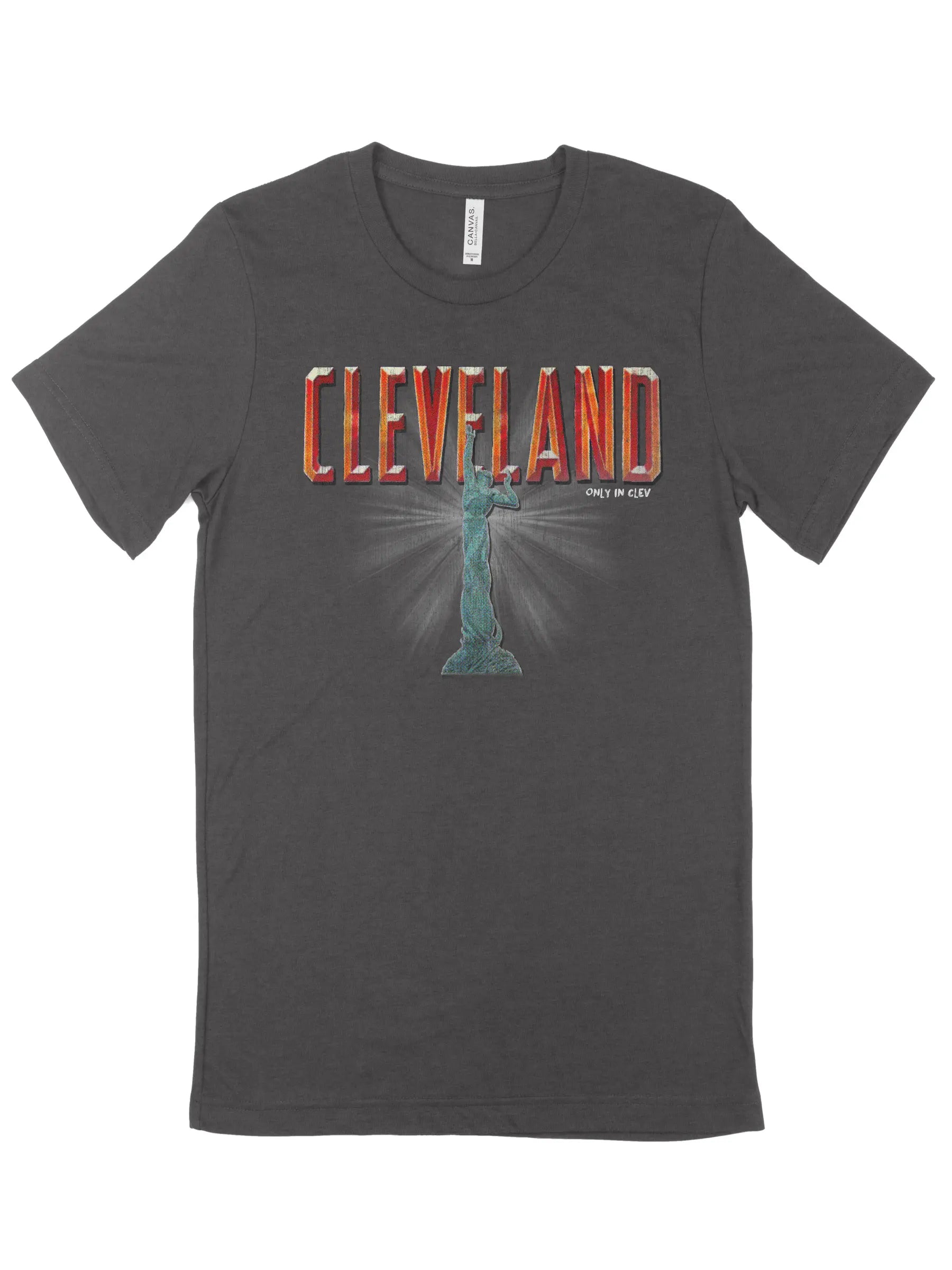 Cleveland Fountain of Eternal Youth T-Shirt on Black - Only in Clev