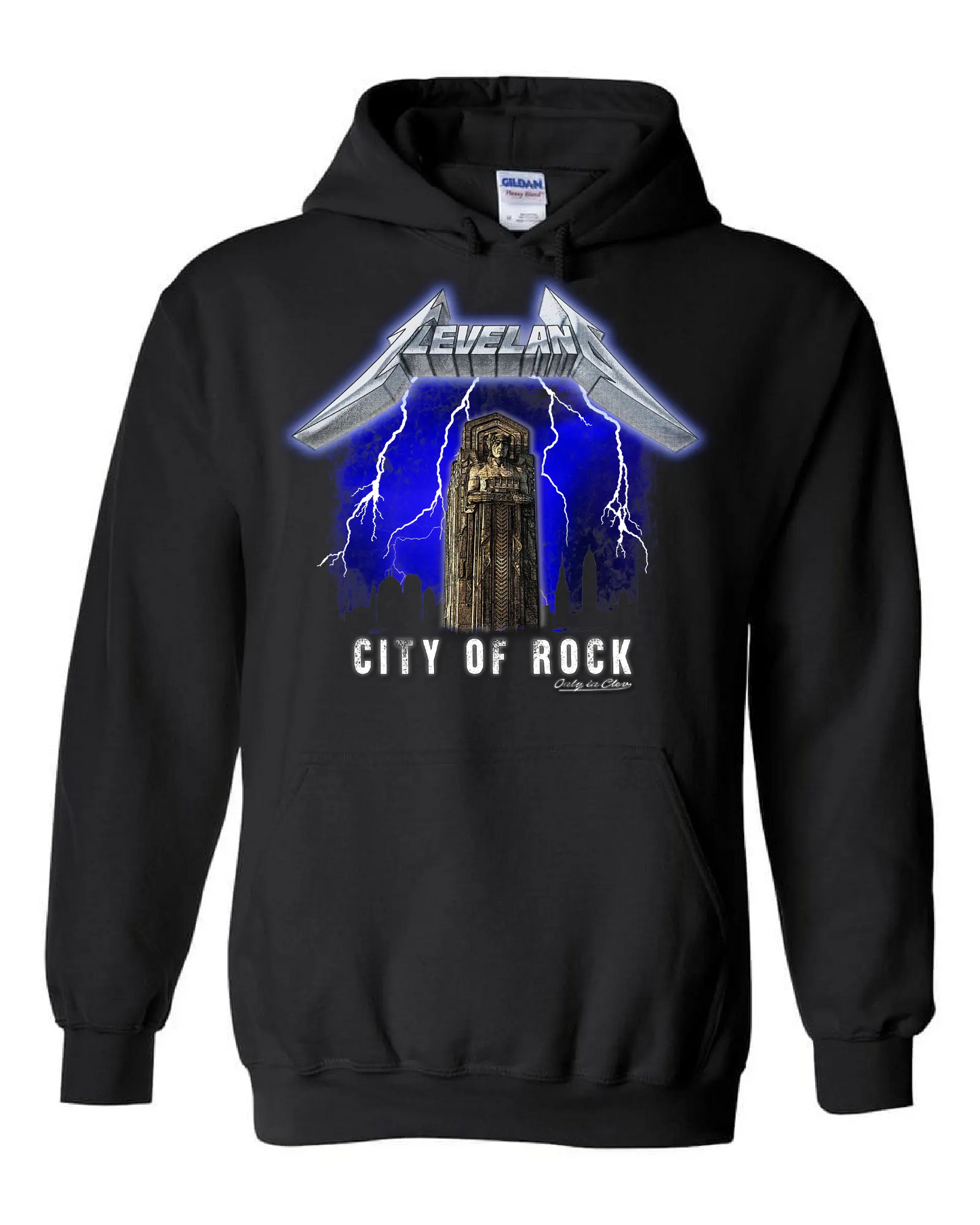 "Metallic Guardian" Design on Black - Only in Clev 