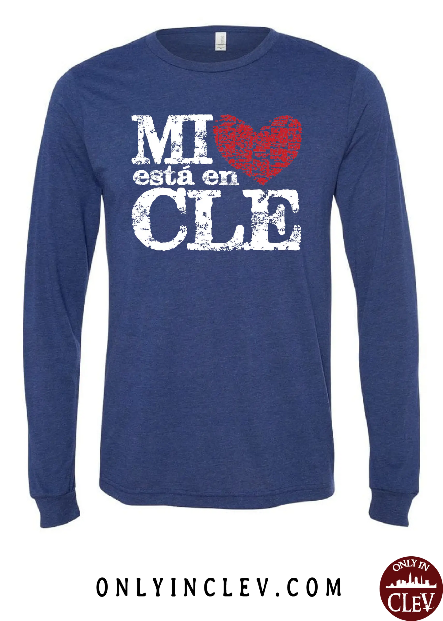 "Mi Esta en Cle" on Navy - Only in Clev