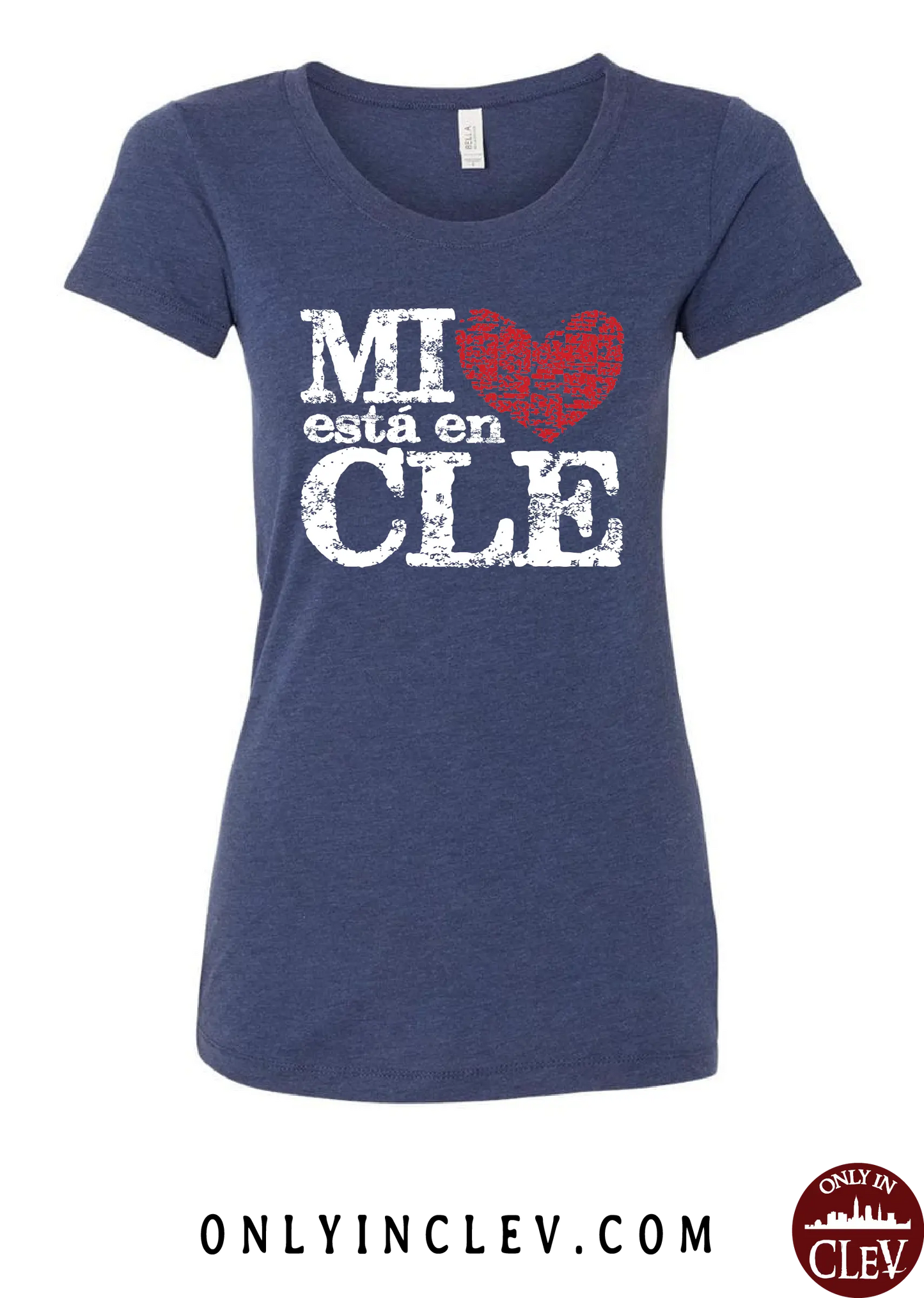 "Mi Esta en Cle" on Navy - Only in Clev