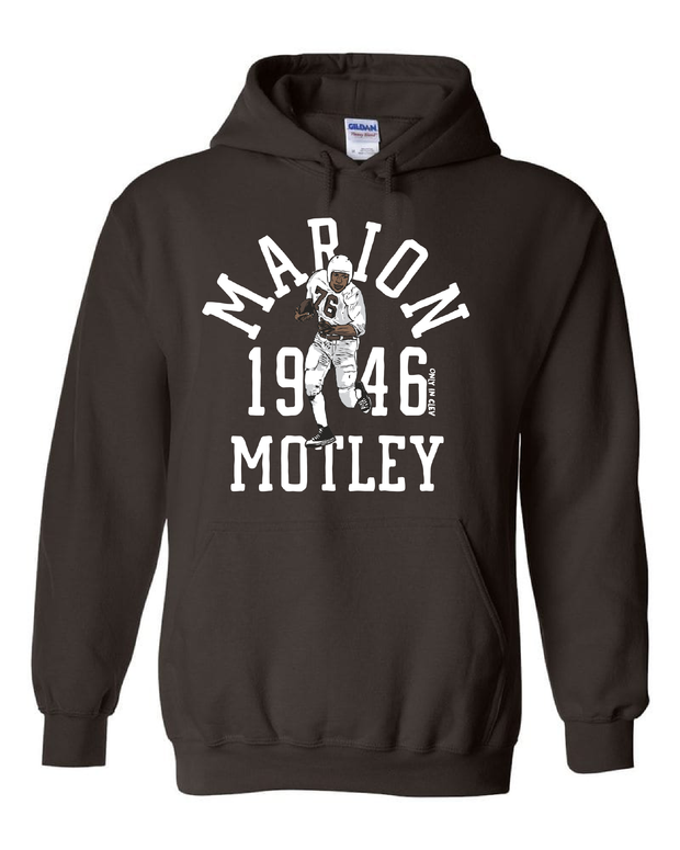 "Marion Motley Throwback" Design on Brown