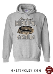 "Cleveland Muni Stadium" on Gray - Only in Clev