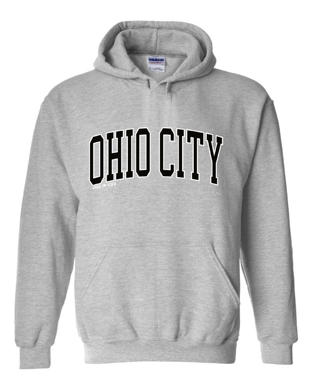 "Ohio City" Neighborhood Design on Gray - Only in Clev