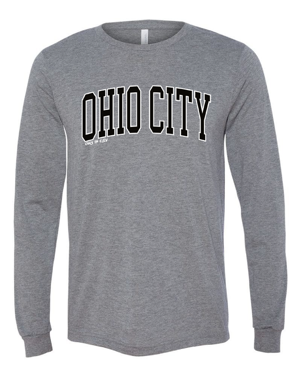 "Ohio City" Neighborhood Design on Gray - Only in Clev