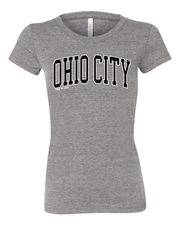 "Ohio City" Neighborhood Design on Gray - Only in Clev