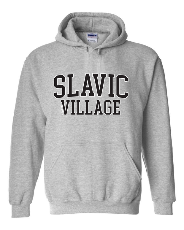 "Slavic Village" Neighborhood Design on Gray - Only in Clev