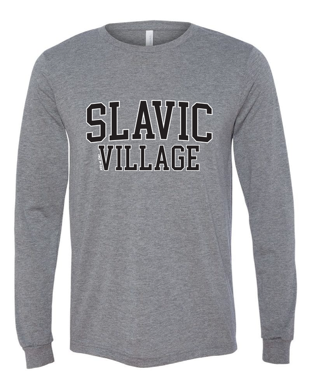 "Slavic Village" Neighborhood Design on Gray - Only in Clev