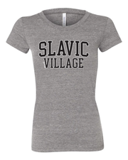 "Slavic Village" Neighborhood Design on Gray - Only in Clev