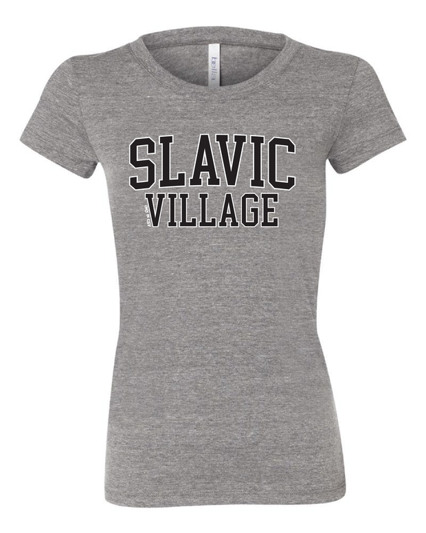 "Slavic Village" Neighborhood Design on Gray - Only in Clev