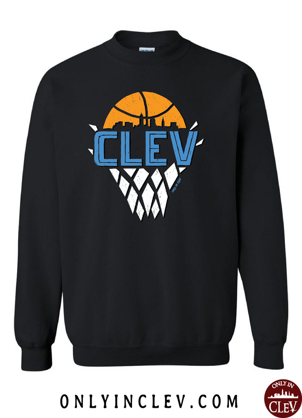"Vintage Net Retro 90's" Design on Black - Only in Clev