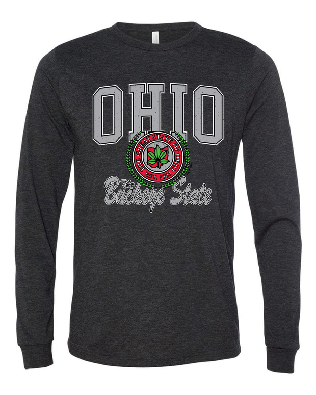 "Ohio Buckeye State" Design on Black - Only in Clev
