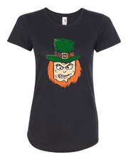 "The Cleveland Ohio Leprechaun" design on Black - Only in Clev