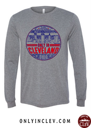 "Only in Cleveland" Design on Gray - Only in Clev