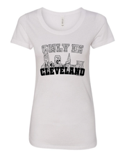 "Only in Cleveland Design" on White - Only in Clev