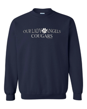 "Our Lady of Angels Cougars" Design on Gray - Only in Clev