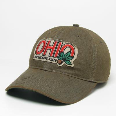 Ohio Buckeye State on Washed Gray Hat - Only in Clev