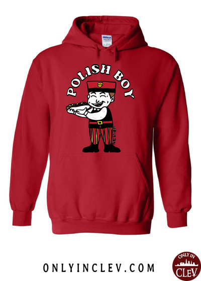 Polish Boy on Red Hoodie - Only in Clev
