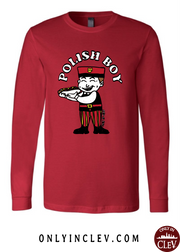 "Polish Boy" Design on Red - Only in Clev