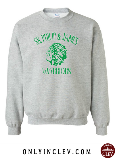 SS. Philip and James Warriors Crewneck Sweatshirt - Only in Clev