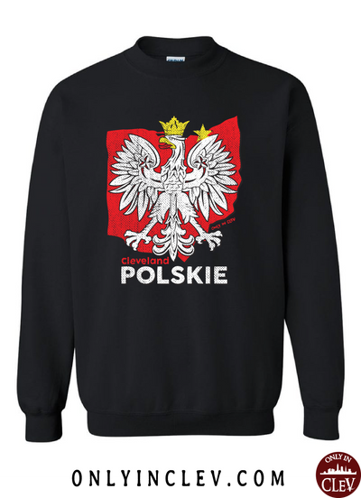 Cleveland Polskie Crewneck Sweatshirt - Only in Clev
