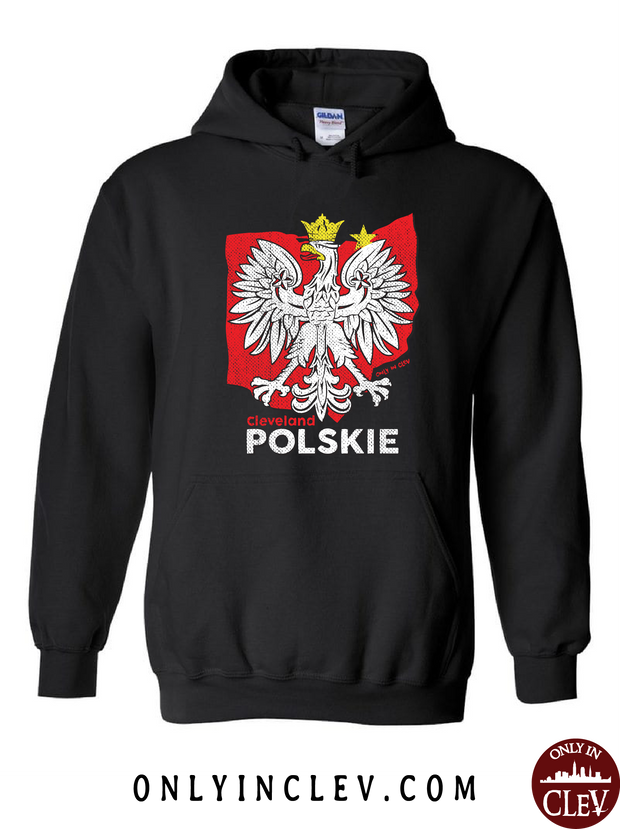 "Polskie" Design on Black - Only in Clev