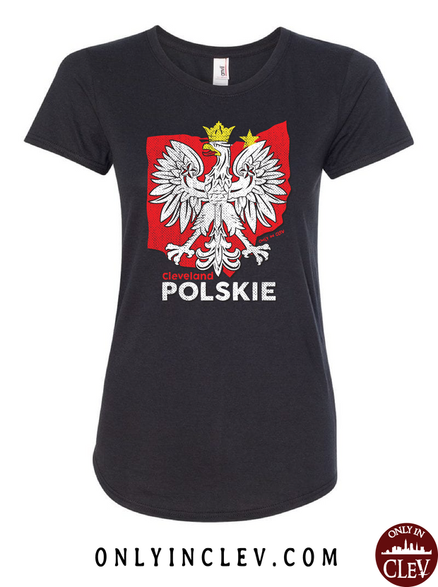 Cleveland Polskie Womens T-Shirt - Only in Clev