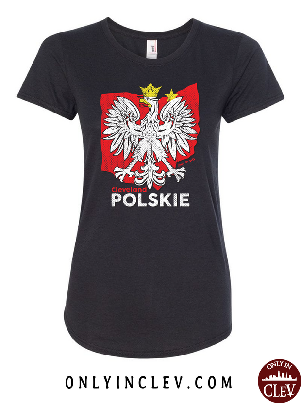"Polskie" Design on Black - Only in Clev