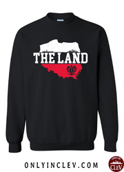"The Land-Poland- Cleveland" Design on Black - Only in Clev