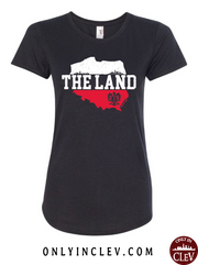 "The Land-Poland- Cleveland" Design on Black - Only in Clev