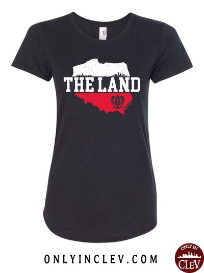 The Land - Poland & Cleveland Womens T-Shirt - Only in Clev