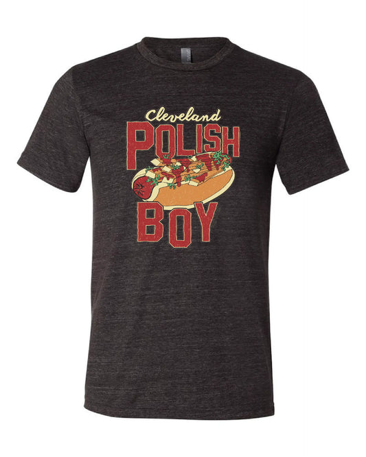 "Cleveland Polish Boy" on Black - Only in Clev 3XL-Men-s-Short-Sleeve-T-Shirt