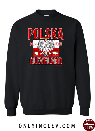 Cleveland Polska Crewneck Sweatshirt - Only in Clev