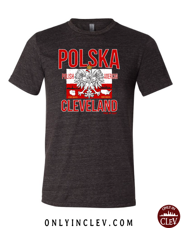 "Polska Cleveland" Design on Black - Only in Clev