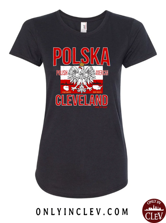 "Polska Cleveland" Design on Black - Only in Clev