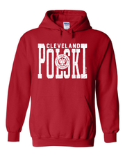 "Polski Eat Drink & Be Polish" Design on Red
