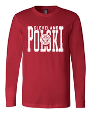 "Polski Eat Drink & Be Polish" Design on Red