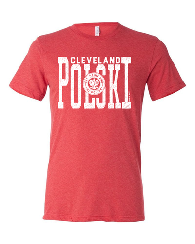 "Polski Eat Drink & Be Polish" Design on Red