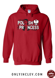 "Polish Princess" Design on Red - Only in Clev