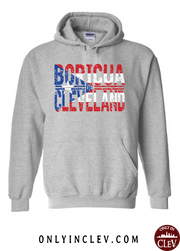 "Boricua Cleveland" Design on Gray - Only in Clev