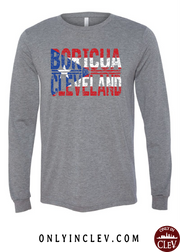 "Boricua Cleveland" Design on Gray - Only in Clev