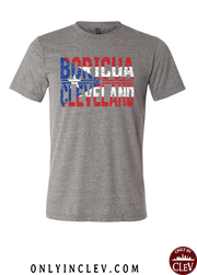 "Boricua Cleveland" Design on Gray - Only in Clev