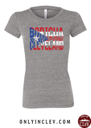 "Boricua Cleveland" Design on Gray - Only in Clev